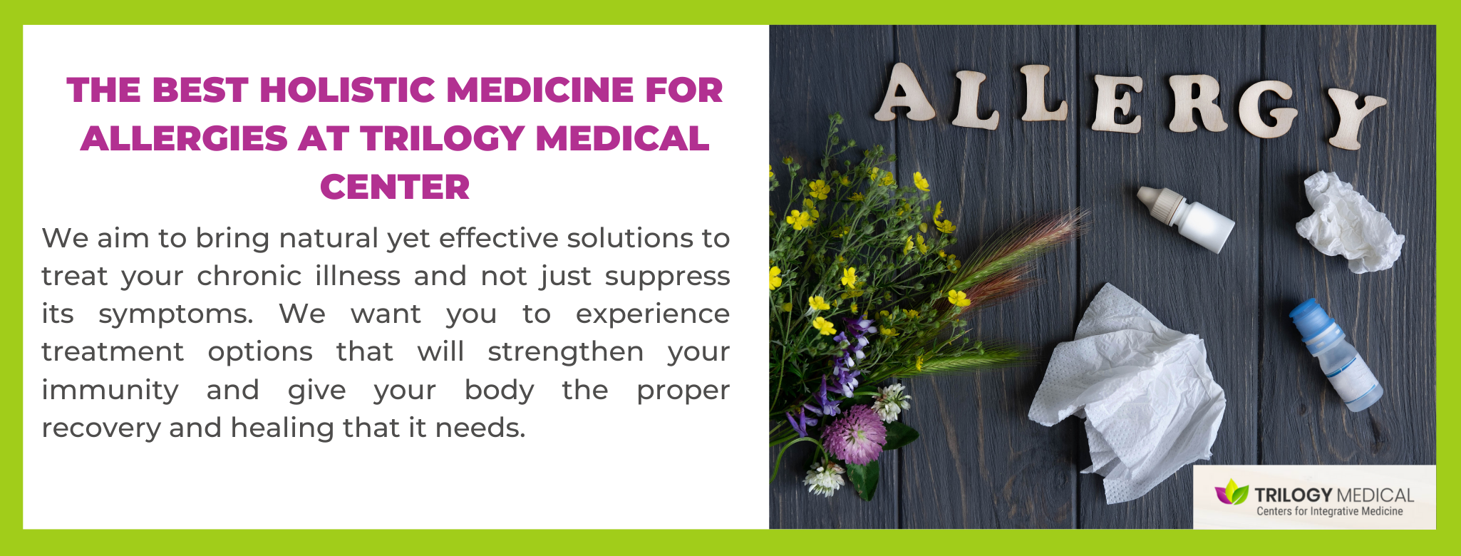 Homeopathic Medicine for Allergies